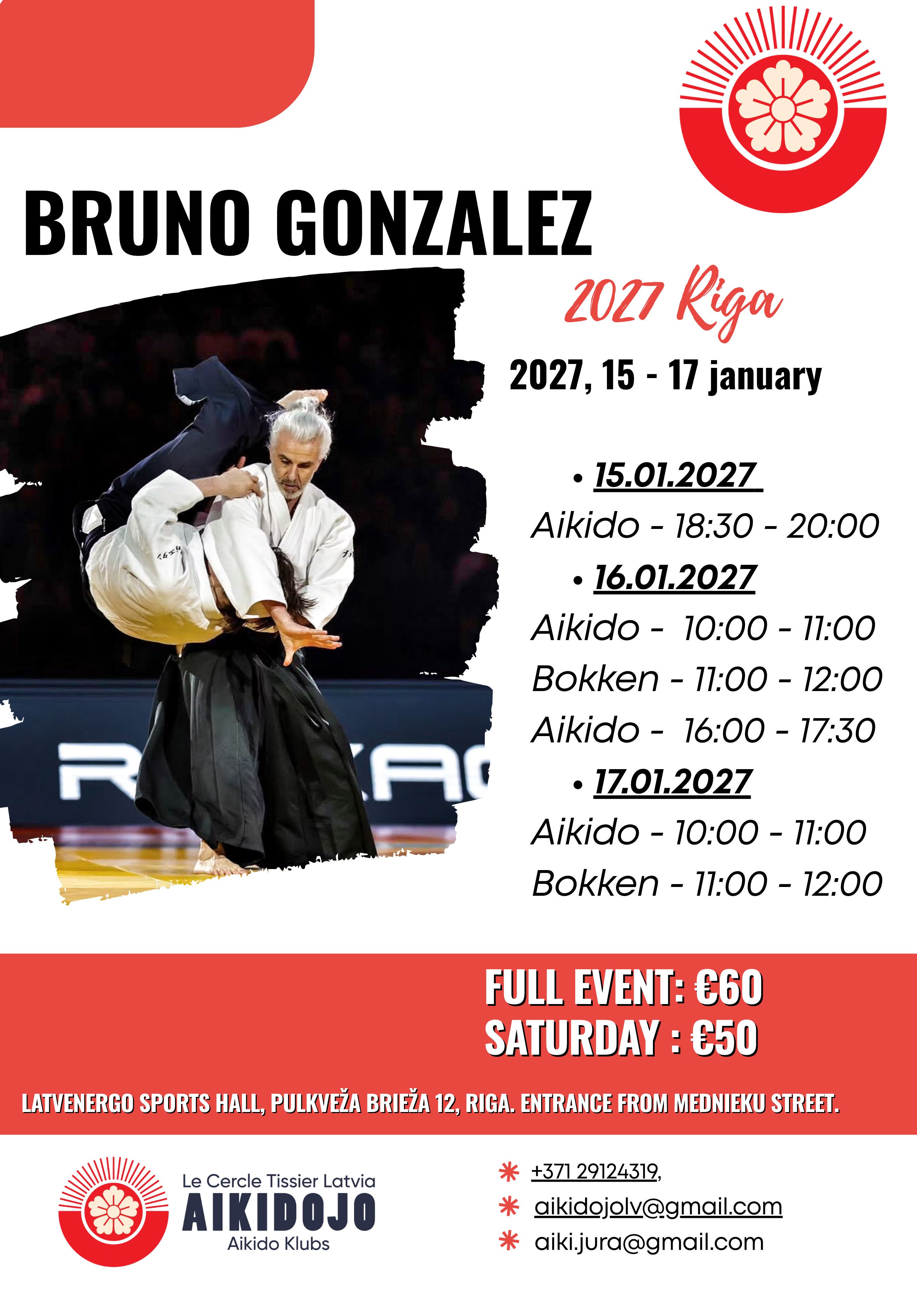 Bruno Gonzalez — 15–17.01.2027, Rīga